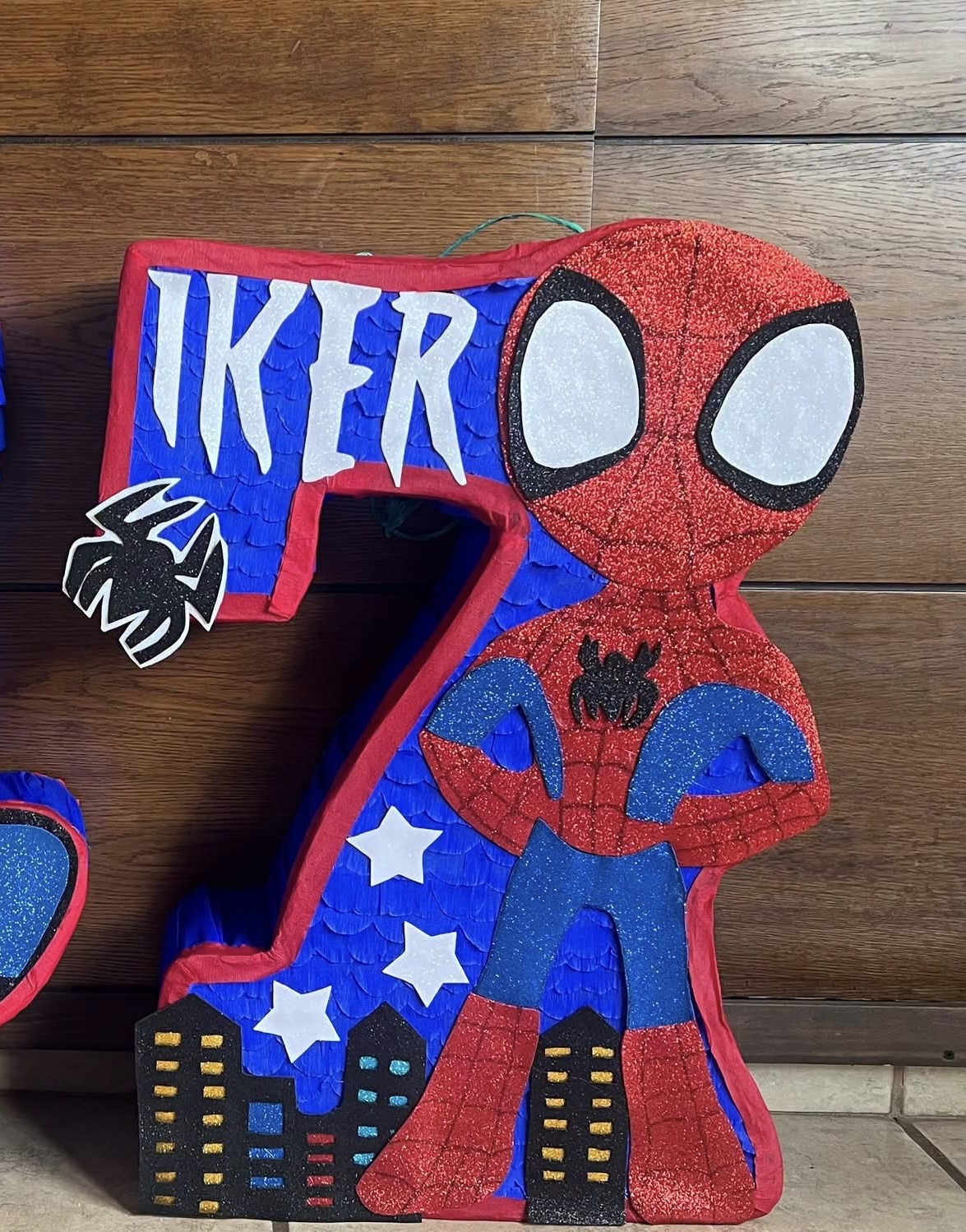 Numero 7 temática Spiderman